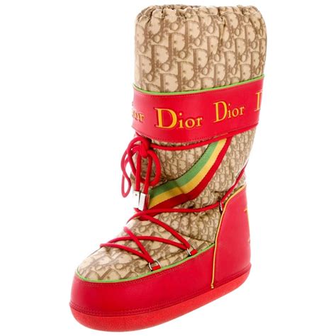 moon boot x dior|christian dior snow boots.